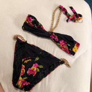 Victoria’s Secret floral bikini and cheeky bottom